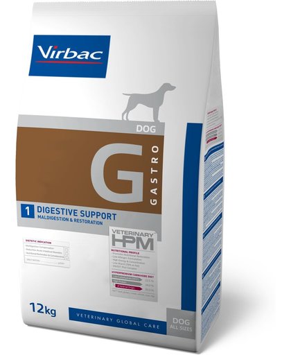 VIRBAC HPM canine digestive support G1 12KG