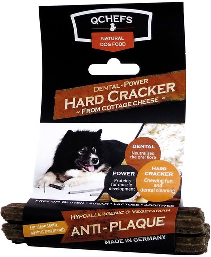 QChefs Dental Power Hard Cracker - Hond - Snack - 72 gr