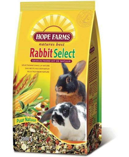 Hope Farms Rabbit Select - Konijnenvoer - 3 ST á 2kg