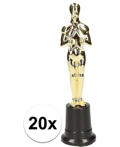 20x Gouden Award beeldje 22cm
