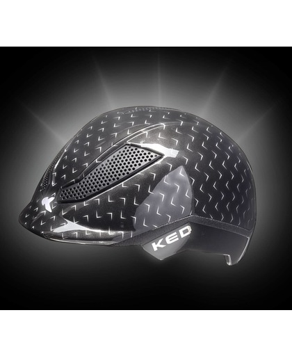 KED Pina K-Star S black helm met hoofdomtrek: 50-53 cm
