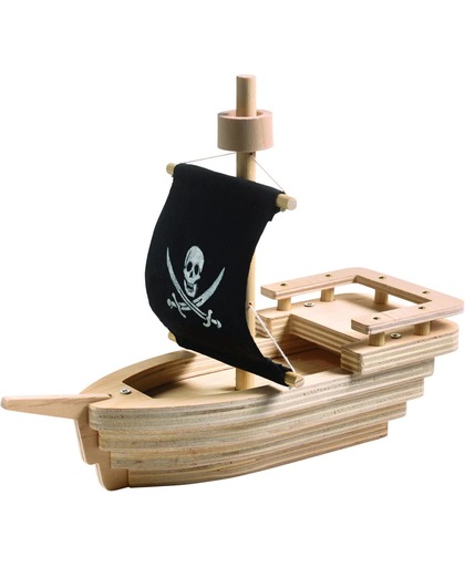 Red Toolbox Houtwerk Kit: Piratenschip