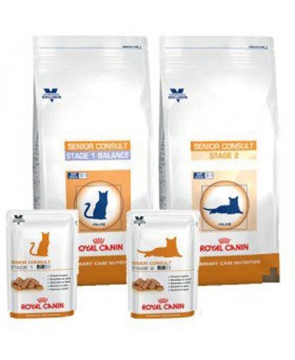 Royal Canin VCN Cat Senior Stage 2 - 4x12x100 g pouch