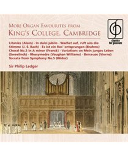 Philip Ledger - More Organ Favourites From Kin