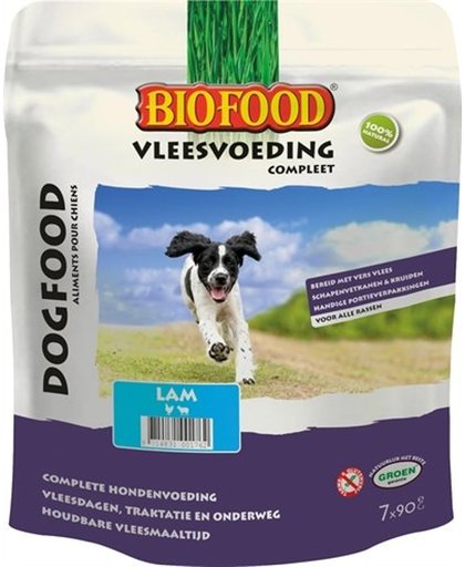 Biofood Vleesvoeding Lam - Hond - Natvoer - 1 x 800 gr