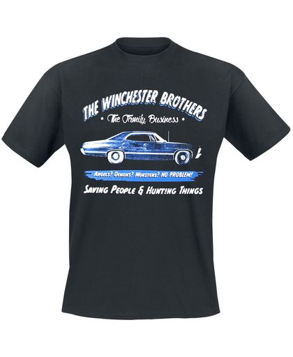 Supernatural Winchester Brothers Since 1979 T-shirt zwart