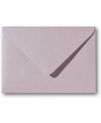 900 Enveloppen - C6 - Metalic Lila - Met gegomde puntklep