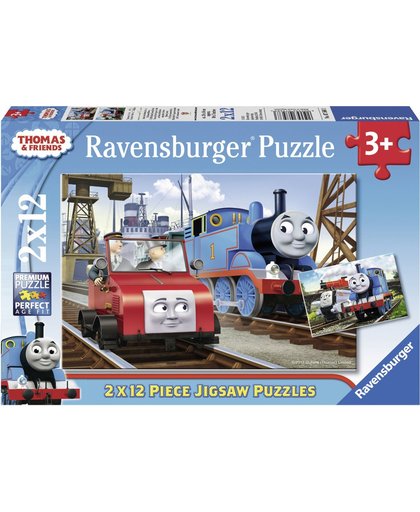 Ravensburger Thomas & Friends - Twee puzzels van 12 stukjes - kinderpuzzel