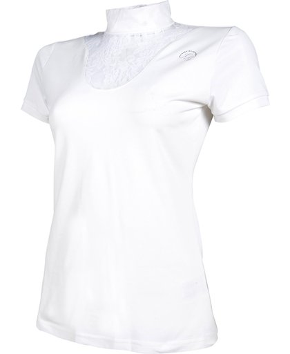 HKM Wedstrijdshirt Queens Lace - White - S