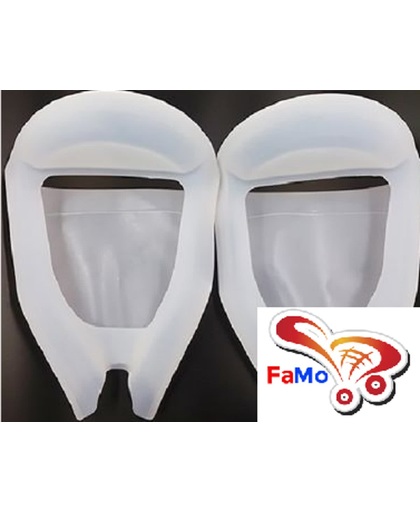 FaMo - Beschermhoes siliconen bescherming hoes Hoverboard / Oxboard TRANSPARANT - FaMo