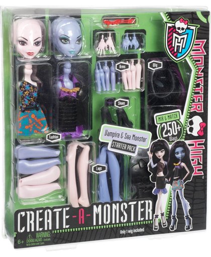 Monster High Create-A-Monster Vampier en Zeemonster