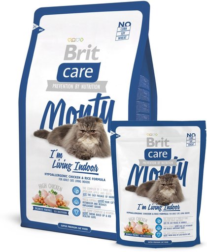 Brit Care Cat Monty "I'm living indoor" 7 kg