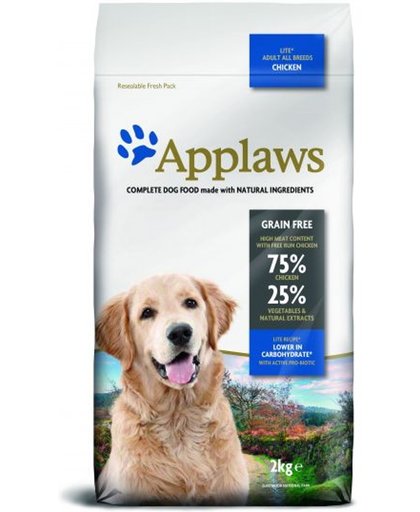 Applaws dog adult chicken light hondenvoer 2 kg