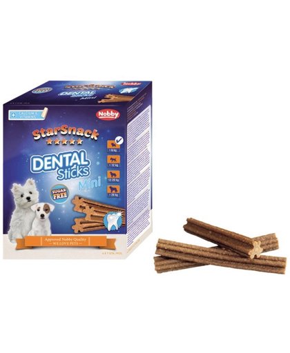 Nobby StarSnack Dental Sticks Mini - Hond - Kauwsnack - Honden tot 6 kg - 2 x 252 gr