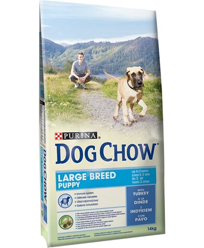 DOG CHOW PUPPY Large - Kalkoen - hondenvoer - 2,5 kg