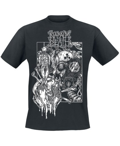 Napalm Death Harmony corruption T-shirt zwart