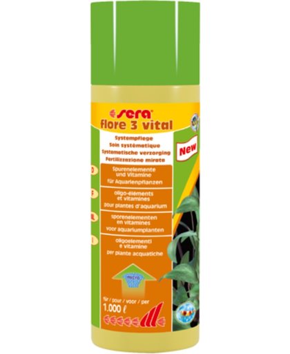 Sera Flore 3 vital 250 ml voor planten met meer weerstand