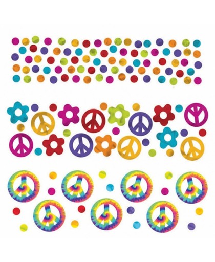 Hippie thema confetti 34 gram