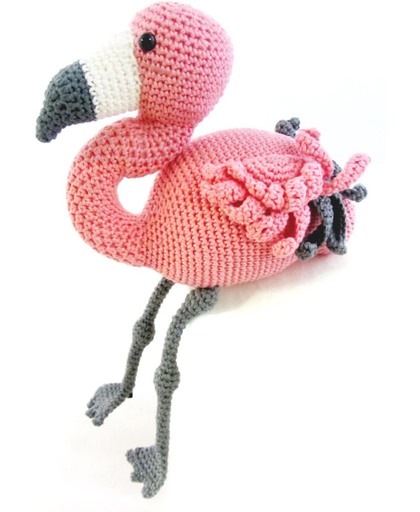 Haakpakket dier, Coco flamingo