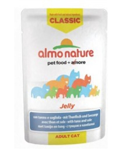 Almo Nature Classic - Jelly Tonijn & Tong - 24 x 55 gr