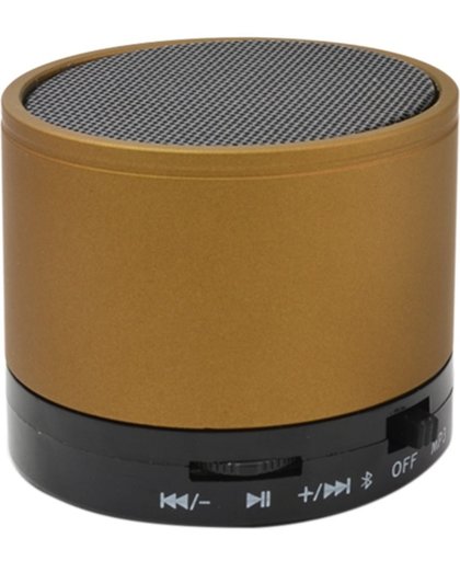 Dresz Bluetooth-speaker Met Usb- /audiokabel 60 Mm Goud