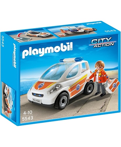 Playmobil Eerste hulp ambulance met broeder - 5543