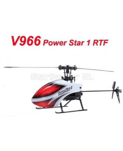 WL V966 Power Star 1 6CH 2.4GHz sD RC Helicopter [NIEUW]