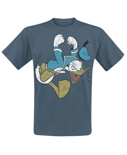 Donald Duck Or Else T-shirt blauw gemêleerd