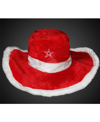 Kerstmuts - hoed met geborduurde ster