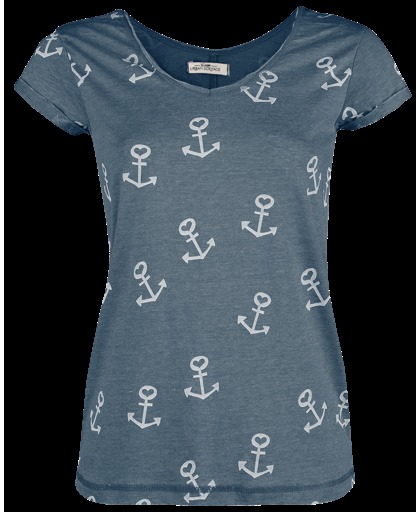 Urban Surface Anchors Girls shirt navy