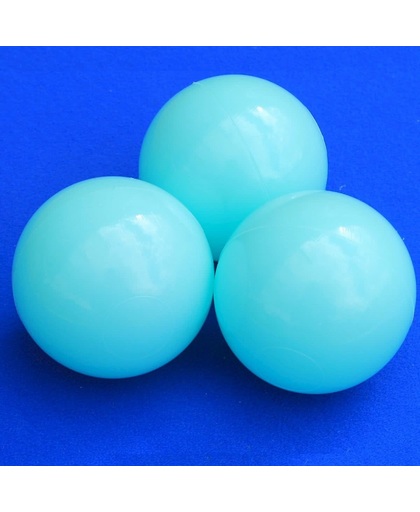 Ballenbakballen 70mm Turquoise - 1000 stuks