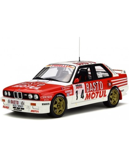 BMW M3 E30 Tour de Corse 1989 Nr#14 Rood / Wit 1-18 Otto Mobile Limited 2000 Pieces
