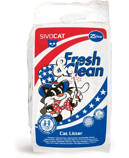 Sivocat Fresh&Clean Kattenbakvulling - 25 Ltr
