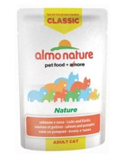 Almo Nature Classic - Nature Zalm & Pompoen - 24 x 55 gr