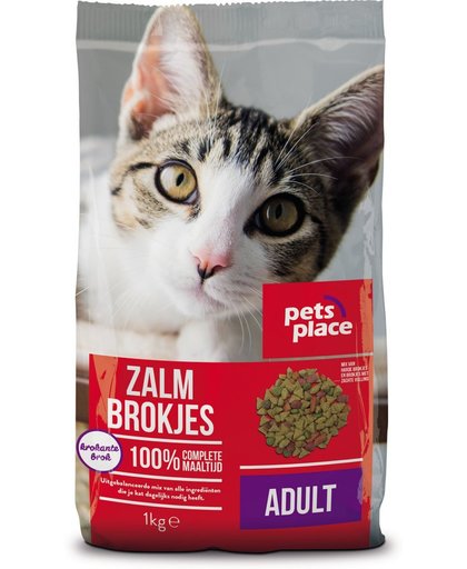 Pets Place Kat Adult Tonijn Zalm 1 kg