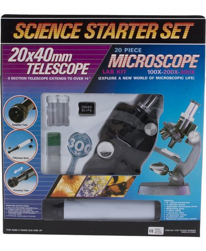 Microscoop + telescoop starter set - 20 delig