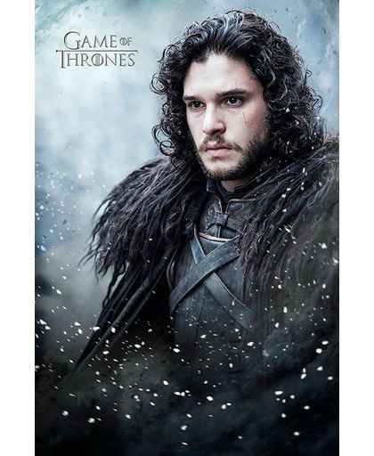 Game of Thrones Jon Snow Poster meerkleurig