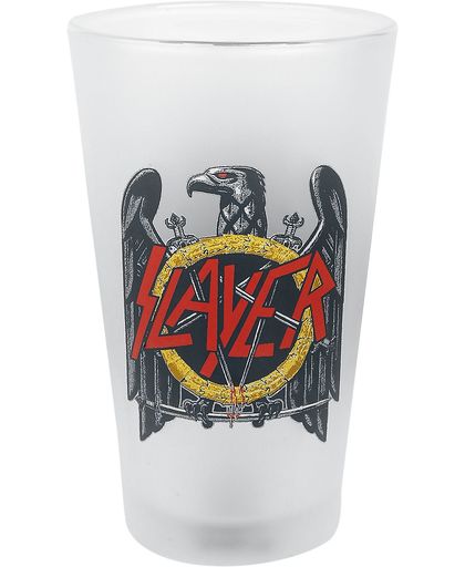 Slayer Eagle Logo Pintglas wit