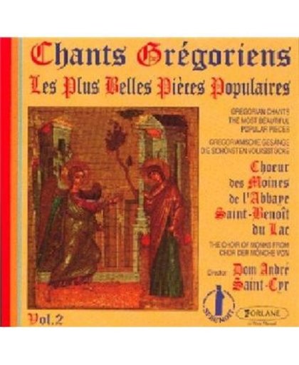 Moines Abbaye St Benoit-Du-Lac - Chants Gregoriens Pieces Populaires