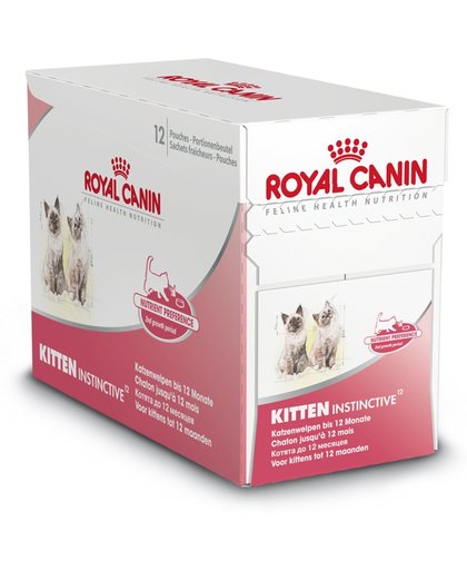 Royal Canin Kitten Instinctive - in Saus - Kattenvoer - 12 x 85 gr