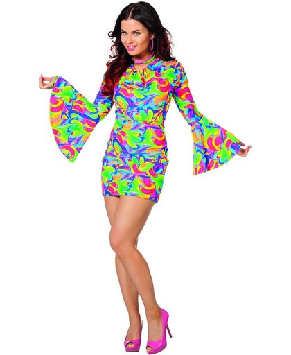 Hippie jurk fantasy Fantasy multicolor