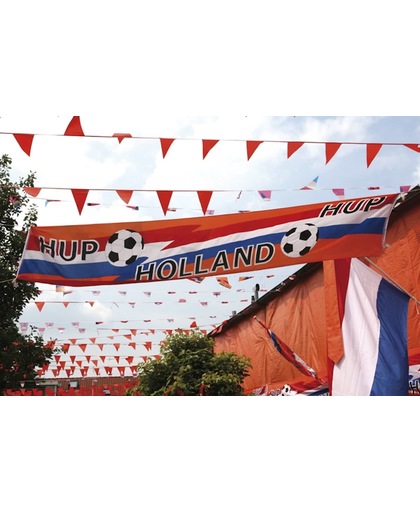 12 stuks: Banner - Hup Holland Hup - 74x340cm