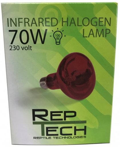 Reptech Infrarood halogeen lamp 70W