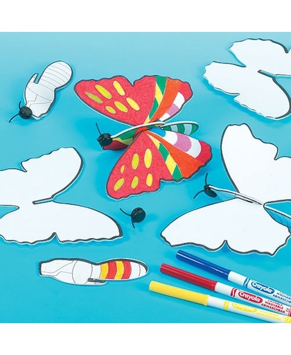 Ontwerp een vlinder-zweefvliegtuig  (6 stuks per verpakking)