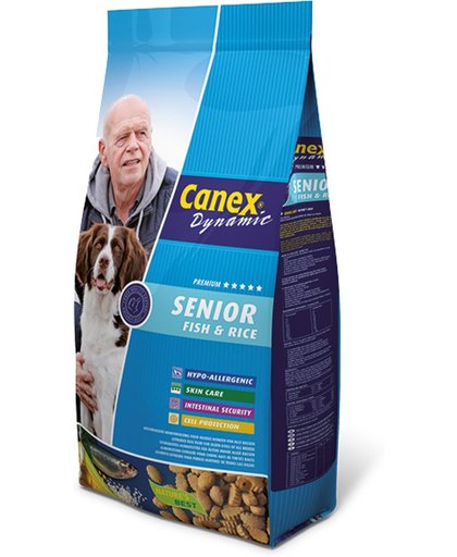 Canex Dynamic Senior Fish & Rice - Hond - Droogvoer - 3 kg
