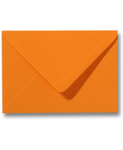 Luxe Enveloppen 12x18 cm Fel oranje (30 stuks)