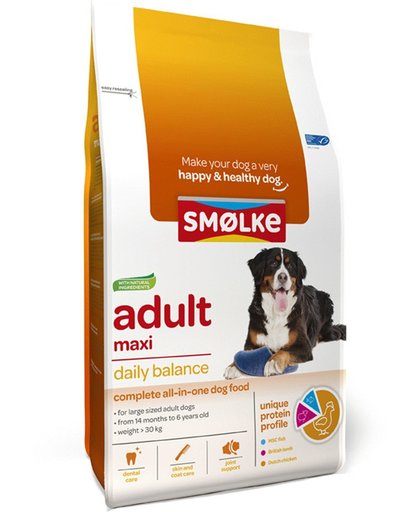 Smolke Adult Maxi - Hondenvoer 12 kg