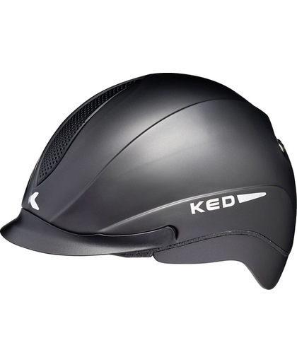 KED Ventri M black matt helm met hoofdomtrek: 52-58 cm