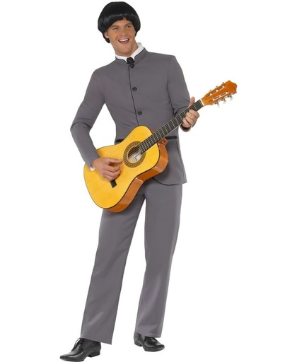 Beatles Jaren 50 gitarist kostuum voor mannen - Verkleedkleding - Large"