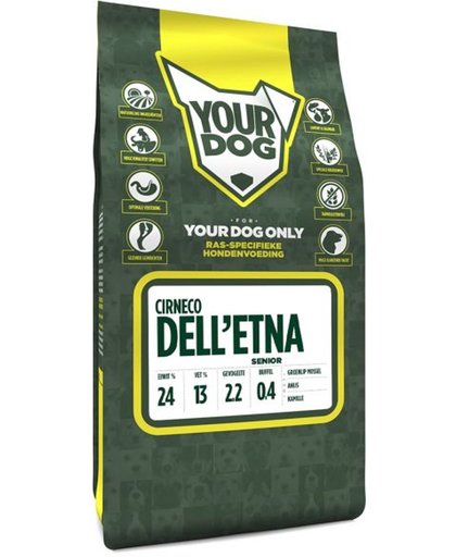 Yourdog cirneco dell'etna hondenvoer senior 3 kg